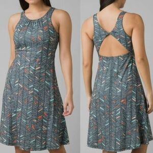 Prana | NWT Skypath Chalkboard Sketch Dress Built-in Bra Small